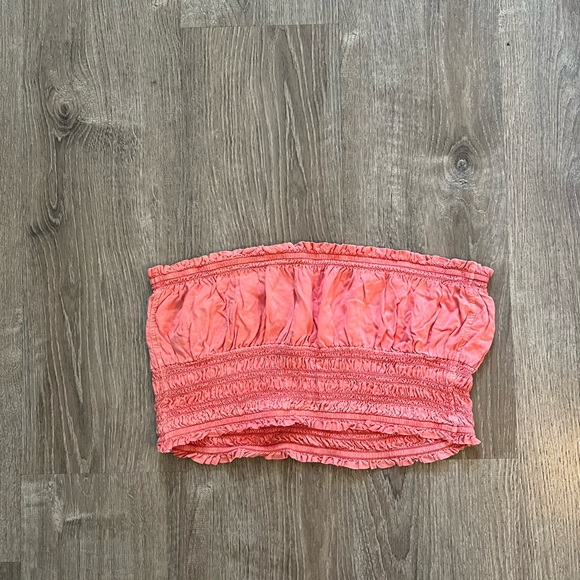 Anthropologie Pilcro Ruffled Tube Top - Picture 4 of 6